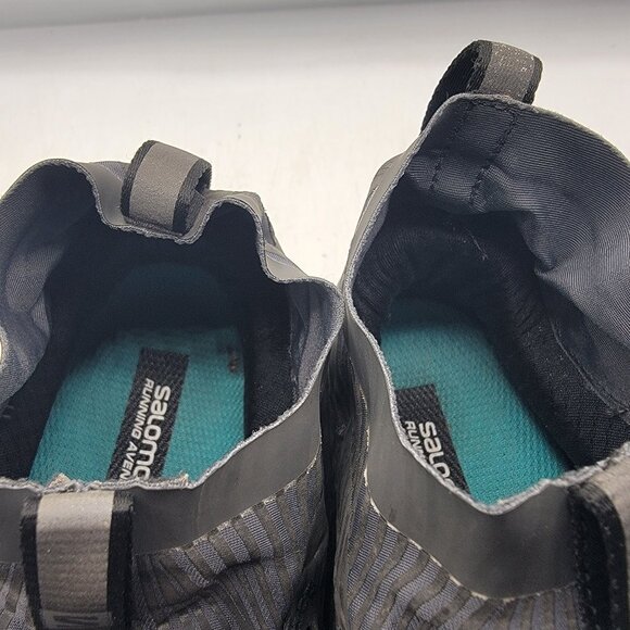 Salomon Sonic RA Nocturne Womens 10 Triple Black Running Shoes Casual 408083 - Picture 9 of 13